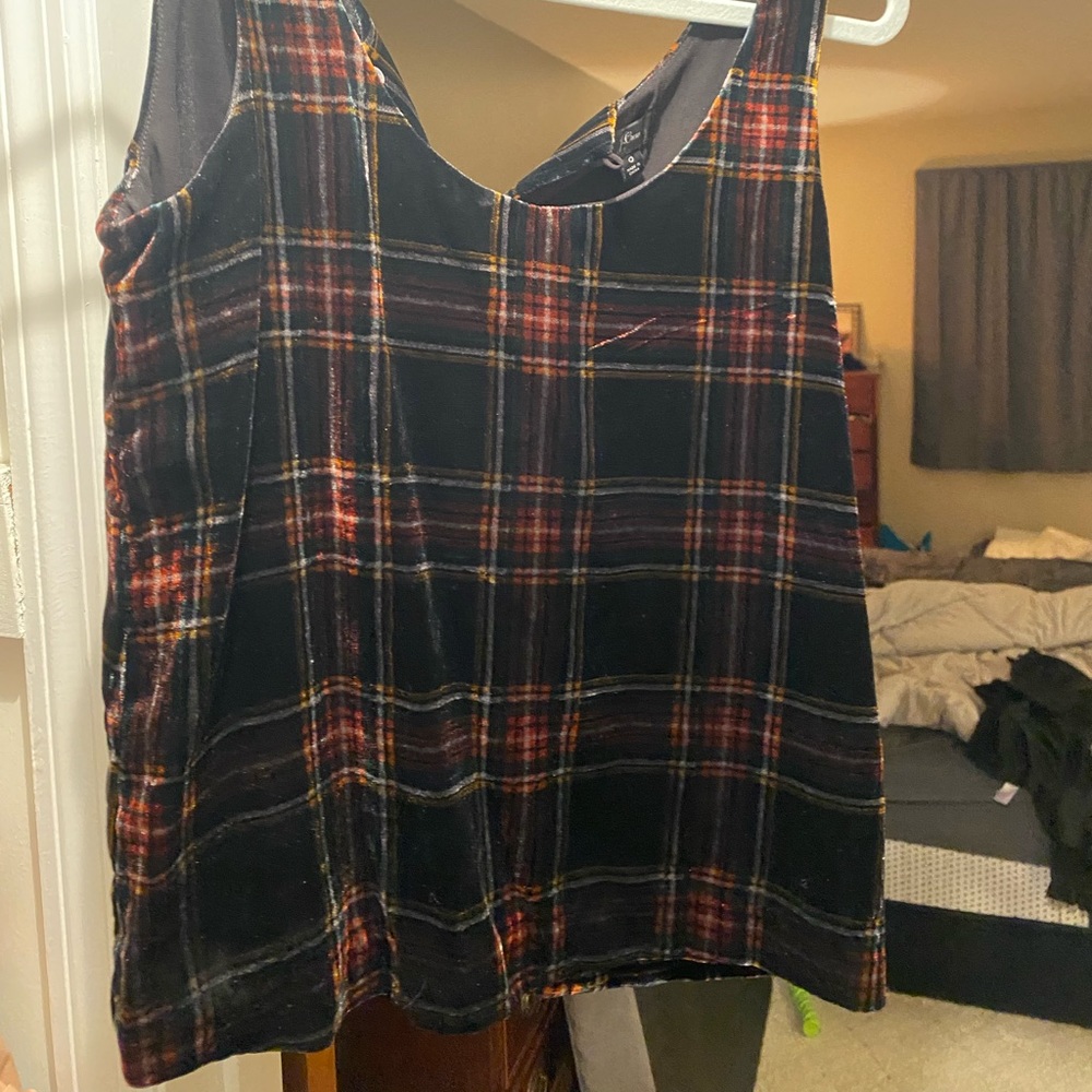 J Crew velvet tank